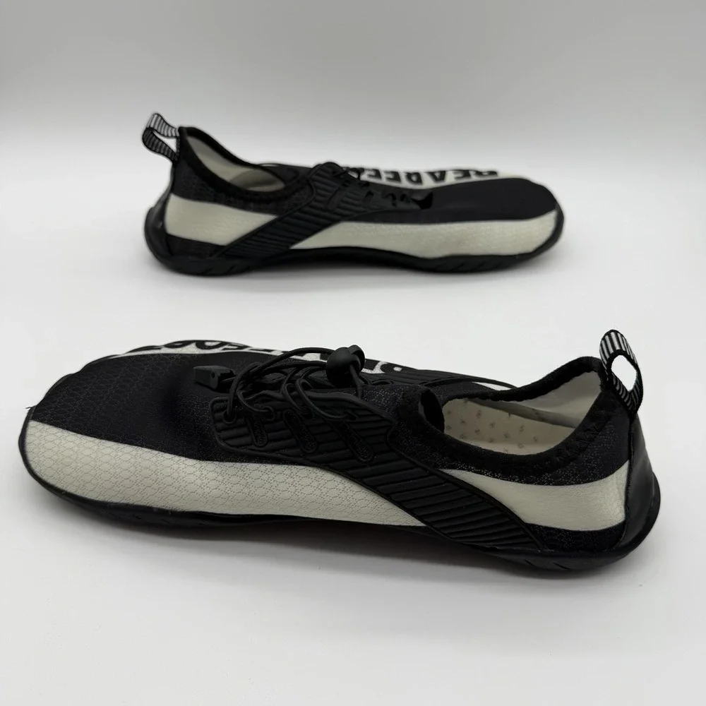 Bearefoot Men's Hazers Barefoot Zero Drop Running Shoes Black & White 44 / 11